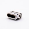 IPx8 MICRO USB Connector 5Pin Female SMT B Type With Waterproof Ring