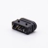 IPX8 防水 MICRO USB コネクタ B タイプ メス 5P SMT 垂直取り付け 180 度