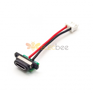 MICRO b Connector Waterproof MICRO USB 5Pin Connector B Type IPX8 Rating 3A