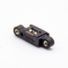 MICRO USB IP67 Conector a prueba de agua AB Tipo 5 Pin SMT con orificios para tornillos con anillo a prueba de agua