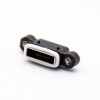 MICRO USB IP67 Connettore impermeabile AB tipo 5 pin SMT con fori per viti con anello impermeabile