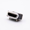 Waterproof IP66 MICRO USB Connector smt Type 5 Pin B Type SMT With Waterproof Ring