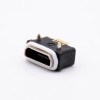 Nivel impermeable IP66 Hembra MICRO USB Conector 5 Pin B Tipo con anillo impermeable SMT