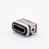Nível impermeável IP67 MICRO conector USB 5p IPX8 B tipo SMT com anel impermeável