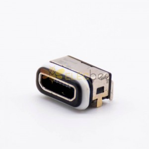Niveau étanche IP67 MICRO Connecteur USB 5p IPX8 B Type SMT avec anneau étanche