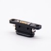 Nivel impermeable IPx8 Conector MICRO USB B Tipo Hembra 5P SMT Con clasificación de anillo impermeable 3A