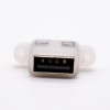 USB مقبس أنثى مقاوم للماء IPX6 مستقيم SMT 4 دبوس نوع أ