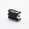 Conector USB impermeable Hembra 4P Zócalo IPX8 Tipo A SMT 90 Grados