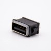 Presa USB femmina impermeabile 4 pin IPX8 tipo A offset dritto con anello impermeabile