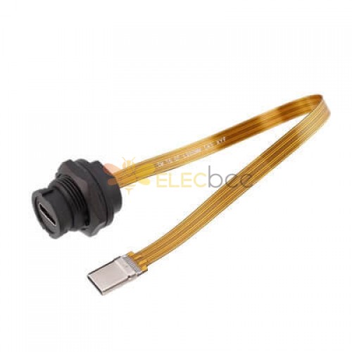 Connecteur USB Type-C étanche - Prise USB-C étanche IP68 avec