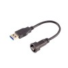Câble surmoulé étanche USB Type C mâle vers USB 3.0 mâle 50cm
