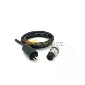 Сменный кабель MCIL10M Подводные разъемы для влажного монтажа IP69K 2-контактный штекер и кабель с гнездовой розеткой 1 м