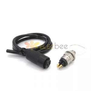 Deep Sea 7000M Watertight Electrical Connector IP69K 3Pin Female Plug and Male Socket Cable 1M