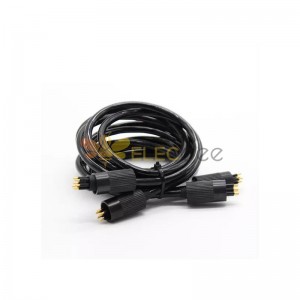 Double Head 6 Pin Underwater Mateable Connectors IP69K 6Pin Male to Male Plug Cable 1M