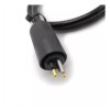 Электрический подводный кабель питания ROV, разъем IP69K, 2-контактный штекер и розетка, кабель 1 м