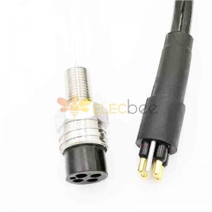 IP69 Subsea 7000m Marine Underwater Connector 5 Pin Singe-End Cable Male Plug Female Socket Wet-Mateable Connector