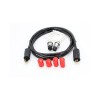 Subsea cable connectors IP69K 6Pin Male to Male Cable with 2 Female Socket Cable 1M