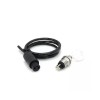 Underwater Pluggable Wet Connector Power IP69K 2Pin Female Plug and Male Socket Cable 1M