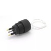 Underwater compatible IP69k marine 5pin male cable&female bulkhead subsea connector