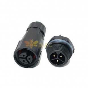 Led Power Connector M16 Waterproof Connector Rear-Mounted Screw Type 3 Pin Aviation Plug And Aocket 