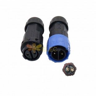 M19 Bayonet Waterproof Connector Male And Female Plug 2 Cores Screw Type for Cable