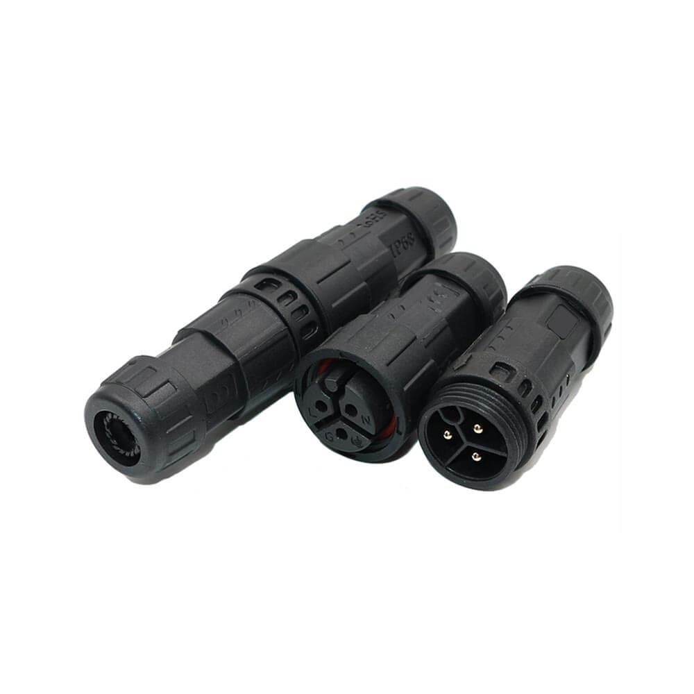 M19 Male And Female Screw Type 3-Core Plug-In Waterproof Connector Plug