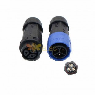 M19 Waterproof Connector Male and Female Butt 3-Pin Screw Type for Cable Plant Light Power Quick Plug Connector Bayonet