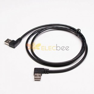 Angled Type A Usb Conversion Cable A Type Male to Female 90 Degree 1m