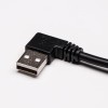 20 قطعة كابل تحويل USB بزاوية من النوع A نوع ذكر إلى أنثى 90 درجة 1 متر