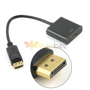 20pcs Cell3361 DP vers adaptateur de câble HDMI matériel de cuivre étamé