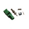 Fakra E Male Army Green Crimp Solder Connector for Car Antenna RG316 RG174 Cable