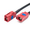 Fakra L Female to Fakra L Female Connector with RG58 Coaxial Cable Car Extension Cable 12M