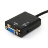 HDMI TO VGA with 3.5mm Cable Even cap Type for PS3，XBOX360 ,DVD and STB