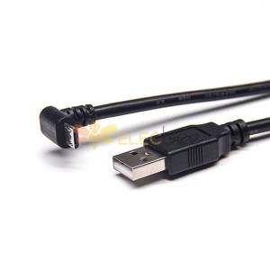 Micro cabo USB para carregamento para digitar um cabo masculino de 1 m para carga