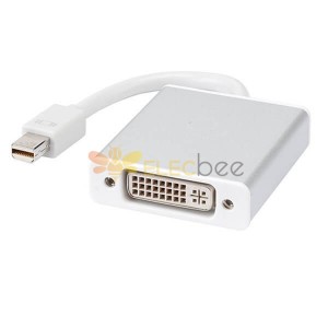 Mini DP Displayport to DVI Cable High Definition White Color