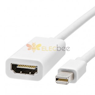 20pcs MiNi DP to HDMI Transaction Cable Strictly Follow the Displayport Standard support 1080p Cable 15cm