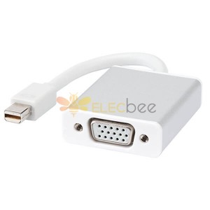 20pcs Mini DP to VGA Converter Cable Whole Sale Mini Displayport to Vga cable for laptop pc macbook Support 1080p