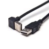 USB 커넥터 유형 A 남성에서 남성까지의 UP 각도 데이터 라인 확장 케이블용 핀아웃