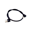 Ângulo direito USB2.0 Micro B Masculino a USB 2.0 Um cabo masculino para transferência de dados 0,5 m
