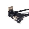 USB 2.0 Stecker Pinout A Male rechter Winkel zu einem Buchse für OTG-Kabel