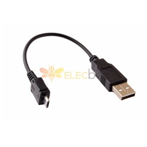 USB2.0轉接線微型B轉A型公轉公0.5~1米安卓設備專用數據線