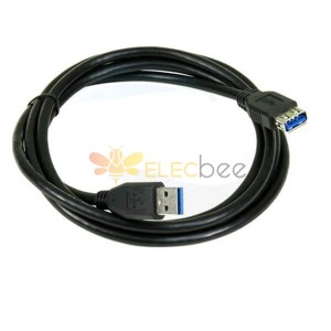 Datos de cable USB 3.0 Tipo A Macho a 3.0 Tipo A Hembra 1m