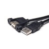 Cabo feminino masculino USB em linha reta 2.0 tipo um conector com cabo OTG