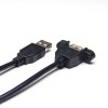 20pcs USB Male Female Cable Straight 2.0 Type A Connector with OTG Cable