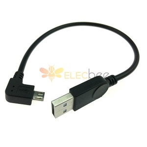 USB Micro Cable 0.5m Micro B Male to Type A Male USB Data Cable