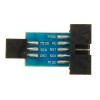 Conector de placa adaptadora de 10 pinos para 6 pinos para conversor de interface ISP AVR AVRISP USBASP STK500 padrão