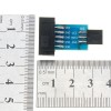 Conector de placa adaptadora de 10 pines a 6 pines para convertidor de interfaz ISP estándar AVR AVRISP USBASP STK500