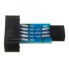 Conector de placa adaptadora de 10 pinos para 6 pinos para conversor de interface ISP AVR AVRISP USBASP STK500 padrão