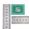 10 PCS QFP/TQFP/FQFP/LQFP64 TQFP100 para DIP Adaptador PCB 0.8/0.5mm Conversor PCB Placa DIP Pin Pitch Conversor Soquete