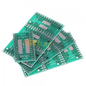 10PCS SSOP28 SOP28 TSSOP28 轉 DIP28 適配器轉換器 PCB 板 0.65MM 1.27MM DIP 引腳間距 PCB 板轉換器插座